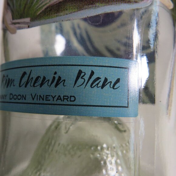 Glass Bottle Pacific Rim Volcano & Lady on Seashell with pink flowers - Picture 6 of 16